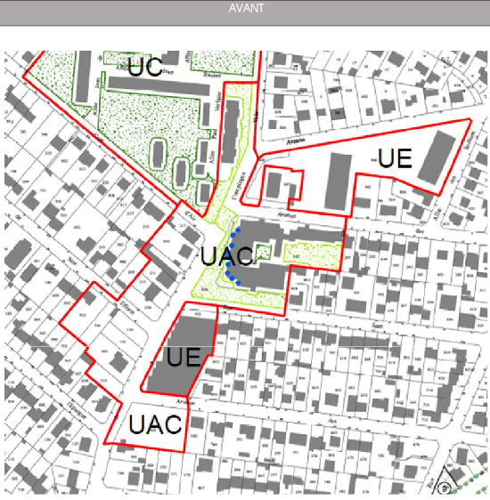 Zone UAC avant